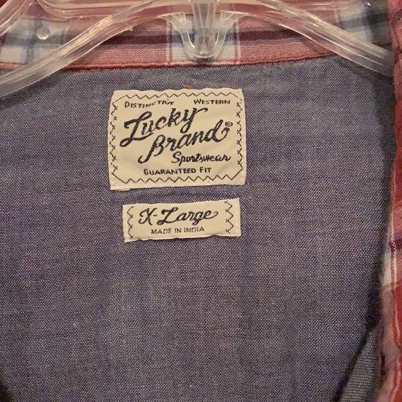 Men’s Lucky Brand button up shirt size XL - Picture 3 of 8